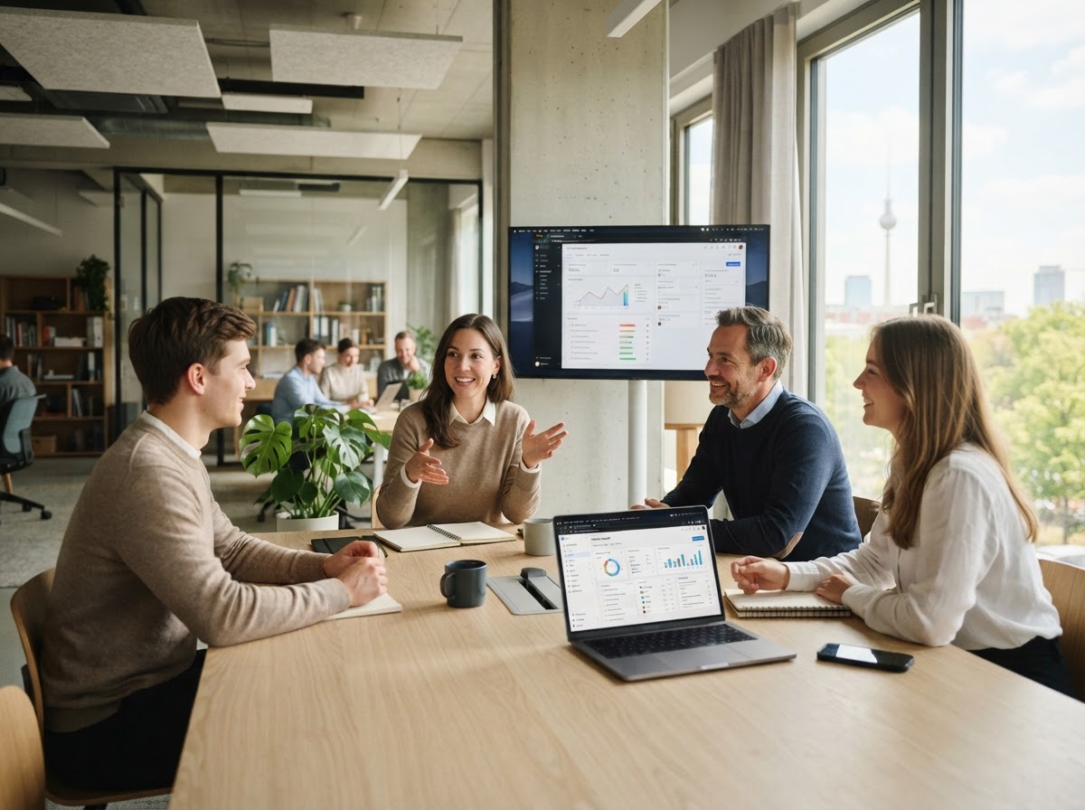 Loop Rendix Team bei der Arbeit an Datenanalyse- und Risikomodellen